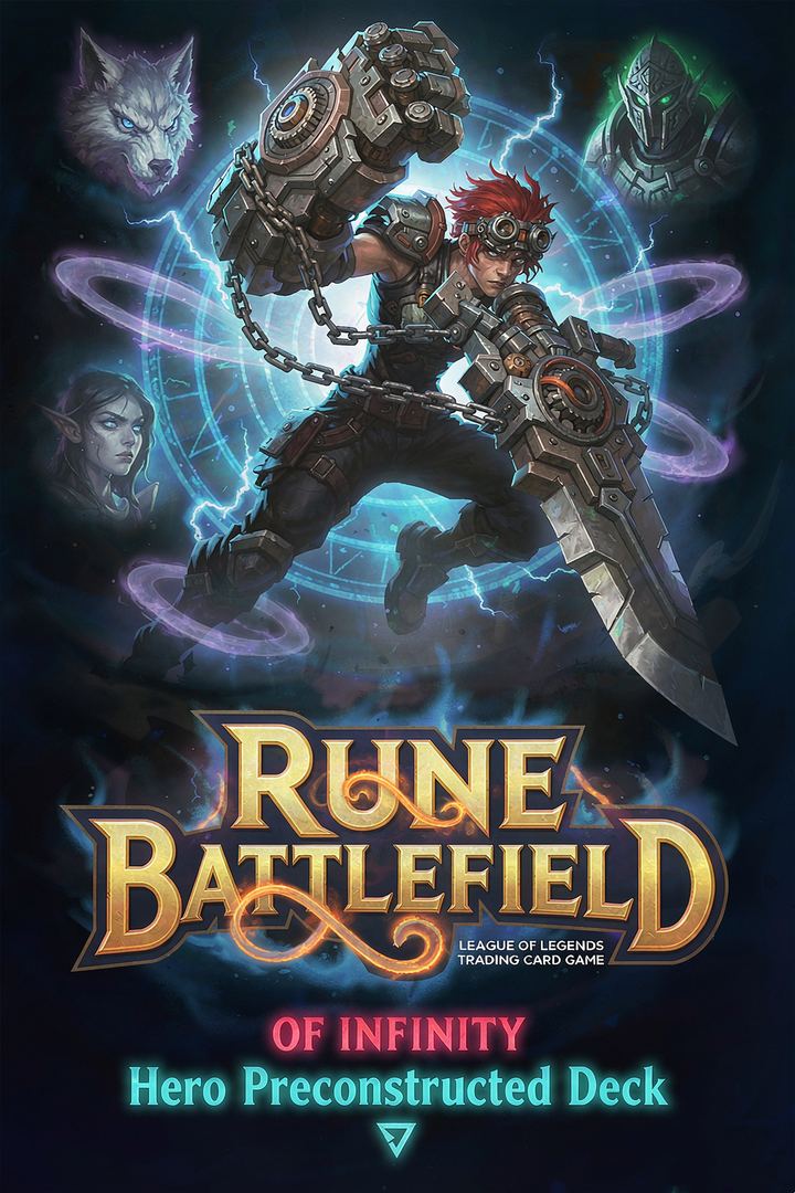 Rune Battlefield — Of Infinity Hero Preconstructed Deck cover artwork
