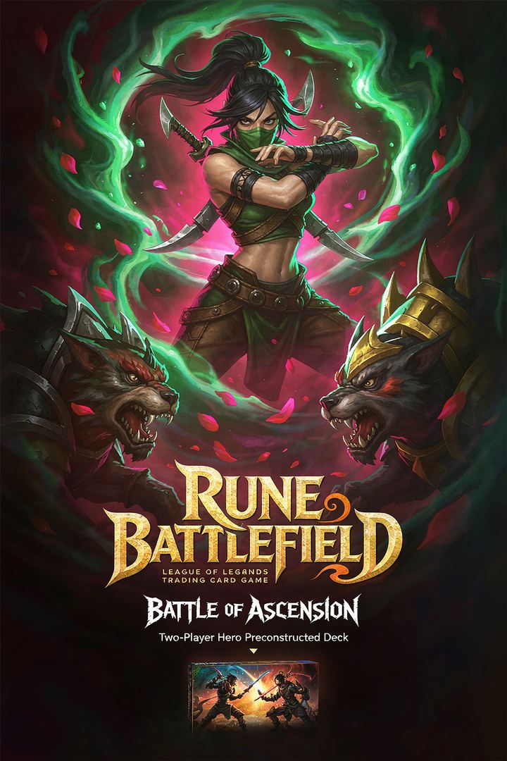 Rune Battlefield — Battle of Ascension Two-Player Hero Preconstructed Deck cover artwork